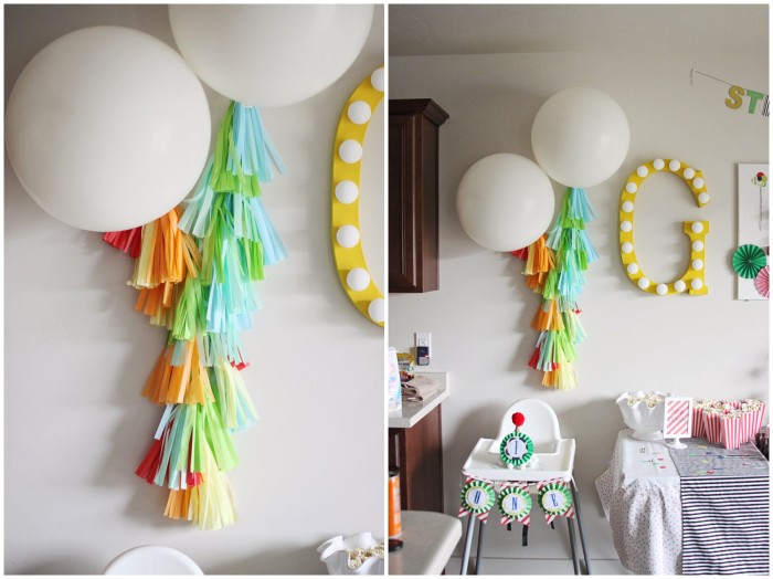 circus party balloons